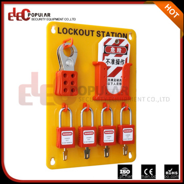 Elecpopular Brand Alta Qualidade Portátil Amarelo Orgânico Security Lockout Estações